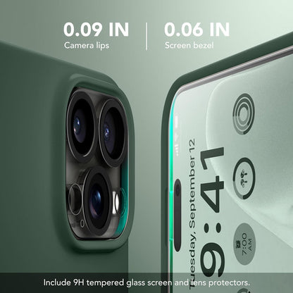 Funda Magnética Para iPhone 16 Pro Max Verde Oscuro