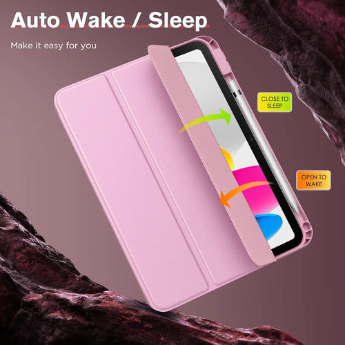 Funda Para iPad (a16) 11a Gen 2025/10a Gen 2022 Rosa