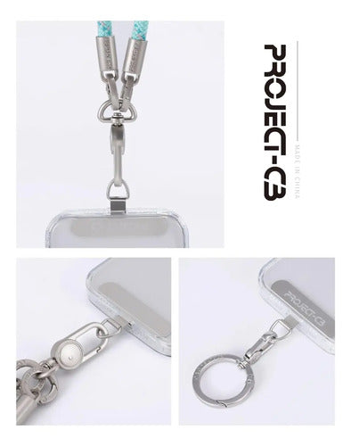 Kit De Sujeción Para Teléfono Con Anillo Peoject-cb Plateado