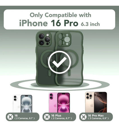 Funda Para iPhone 16 Pro Verde Oscuro