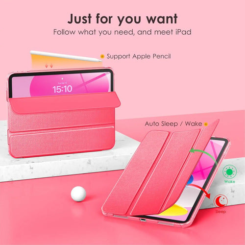 Funda Para iPad A16 11'' Y iPad 10.9'' Rosa
