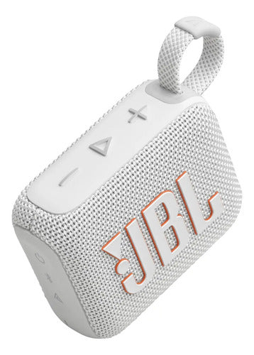 Jbl Go 4 - Compacto Parlante Bluetooth Impermeable, Blanco Blanco