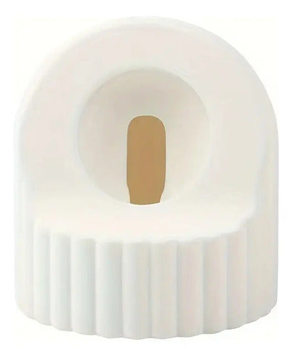 Soporte De Carga De Silicona Para Apple Watch Blanco