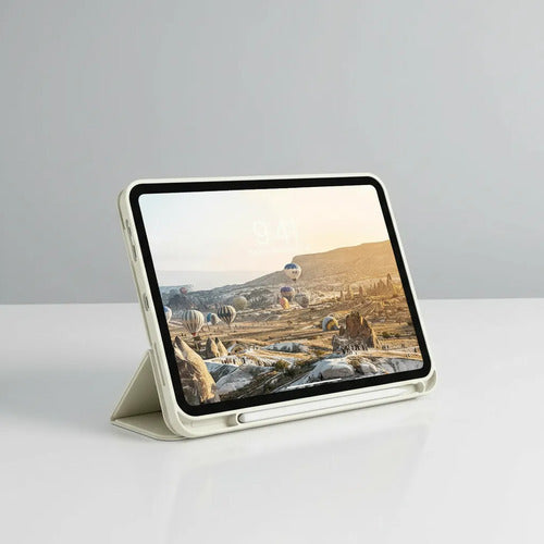 Funda Akkerds Para iPad A16 De 11a Gen Y iPad 10.9  2022 Crema