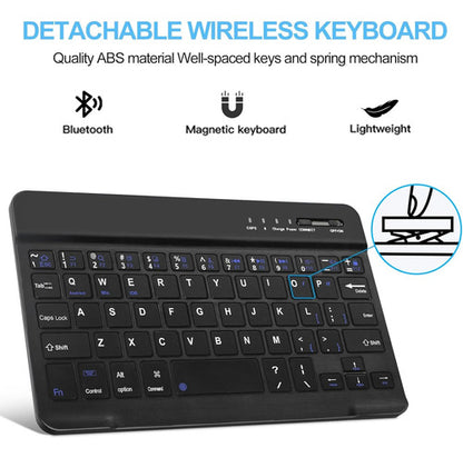 Funda Con Teclado Boriyuan Para iPad Mini Bluetooth Negro