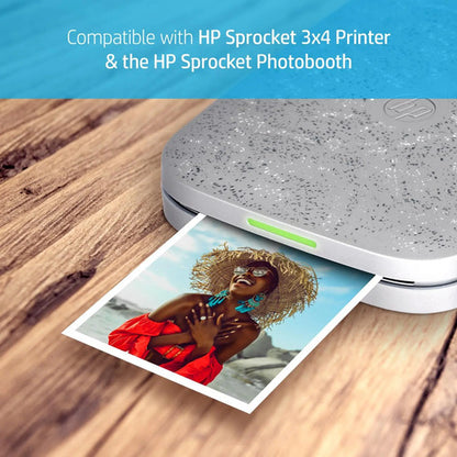 Papel Fotográfico Adhesivo Hp Sprocket Zink Blanco