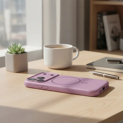 Funda Magnética Miracase Para iPhone 17 Pro Max Lila