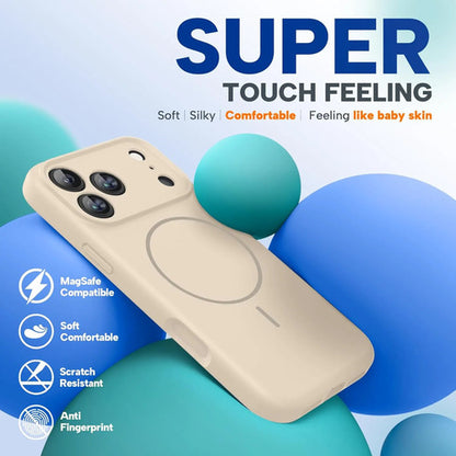Funda Magnética Miracase Para Phone 17 Pro Beige