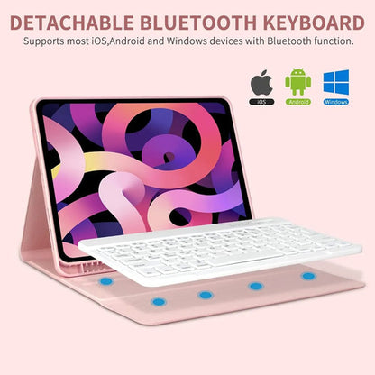 Funda Con Teclado Para iPad Air Y Pro De 11 Pulgadas Rosa