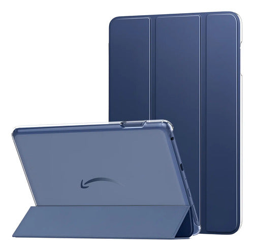Funda Para Kindle Fire Hd 8 & 8 Plus 12/10th Gen Azul Oscuro