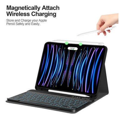 Funda Con Tecladopara iPad Pro Negro