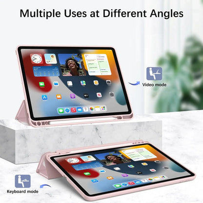 Funda Para iPad Con Soporte De Lápiz Rosa