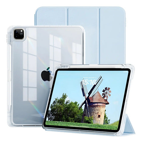 Funda iPad Air 4/5/6/7 (10,9 /11) Y iPad Pro 11  (2024) Celeste