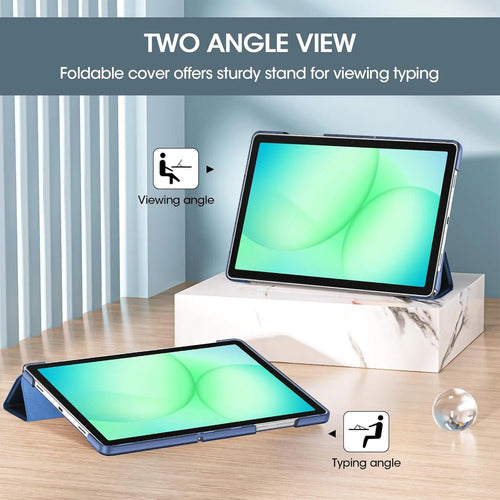 Funda Para Galaxy Tab A11+/a9+ Plus 11 Azul Oscuro