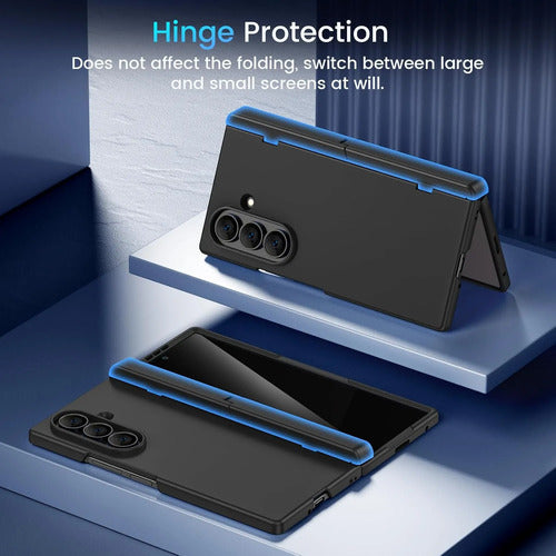 Funda Para Samsung Galaxy Z Fold 7 Con Protector. Negro