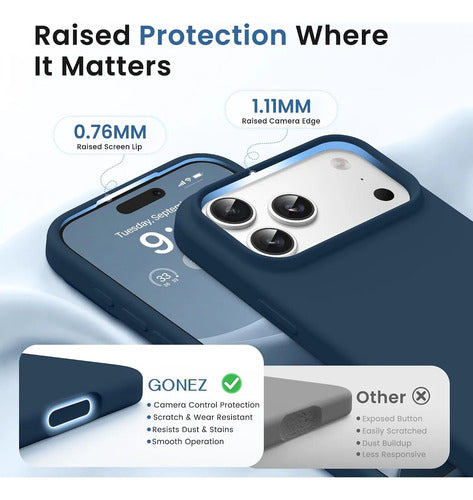 Funda Para iPhone 18 Pro Max Azul Marino