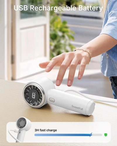 Mini Ventilador Portátil Sweetfull Blanco
