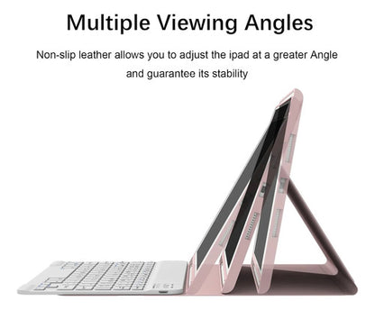 Funda Con Teclado Para iPad De 9.7 Pulgadas 2018/2017 6a/5a Rosa