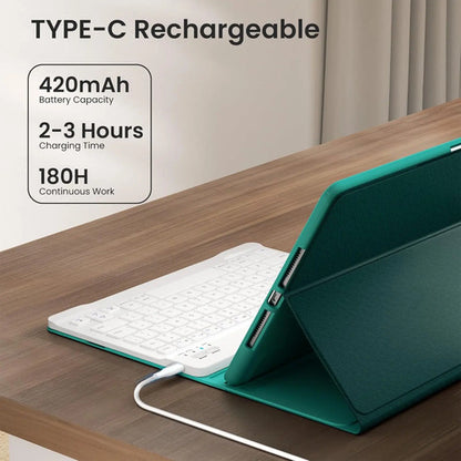 Funda Con Teclado Para iPad A16