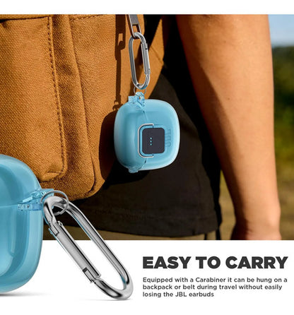 Funda Case Para Jbl Tune Flex Con Kit De Limpieza Azul Claro