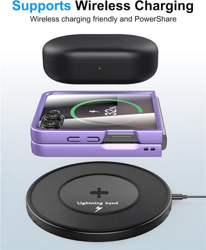 Funda Samsung Galaxy Z Flip 7, Protect De Pantalla Integrado