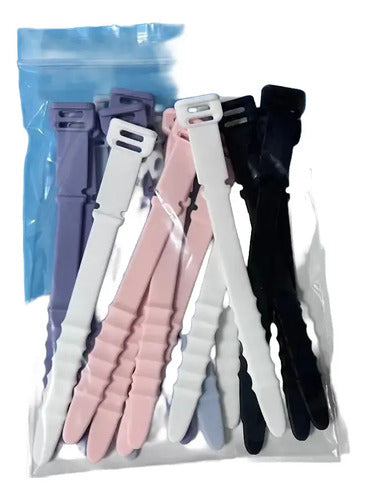 20 Piezas De Correas De Silicona Para Cables