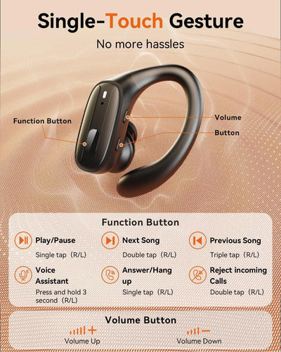Auriculares Bluetooth Deportivos Negro