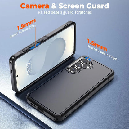 Funda Resistente Para Samsung Galaxy S25 Plus & S24 Plus Negro