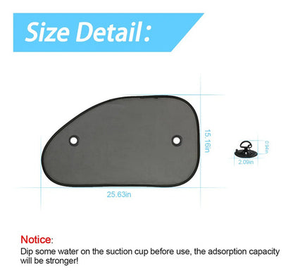 Parasol De Auto Universal De Alta Protección Uv, Pack De 2