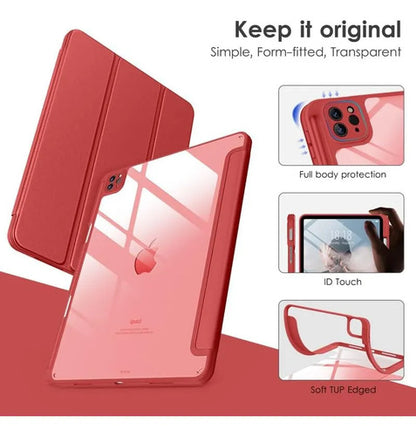 Funda iPad Air 11 2024/2025 Y iPad Pro 11'' (4ta/3ra Gen) Rojo