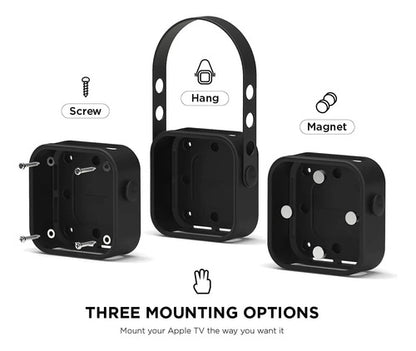 Soporte Elago Para Apple Tv - Montaje 3 Opciones Negro