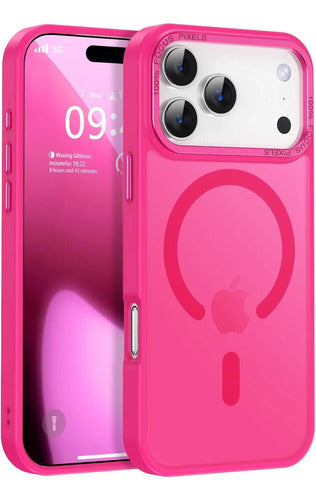 Funda Magnética Para iPhone 17 Pro Rosa