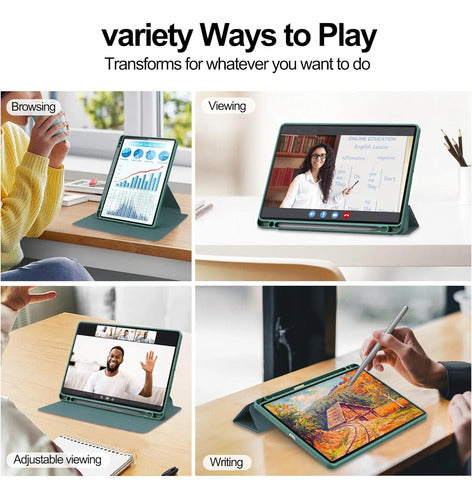 Funda Para Honor Pad X8a Verde Oscuro