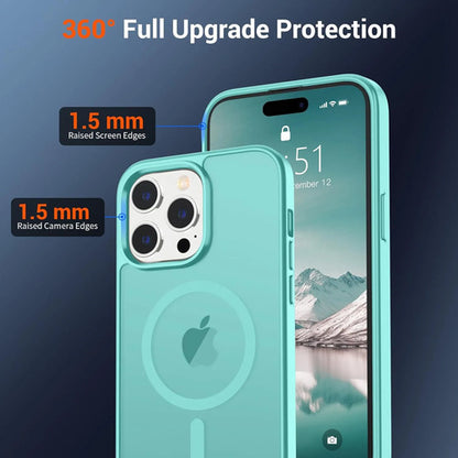 Funda Magnética Supfine Para iPhone 14 Pro Azul Lisa