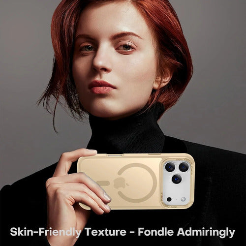 Funda Para iPhone 17 Pro Magnetica Crema