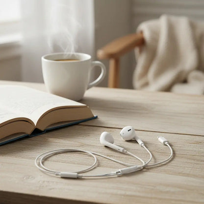 Apple Earpods Con Conector Lightning Originial. Blanco