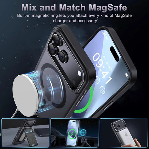 Funda Para iPhone 17 Pro Magnetica Negro