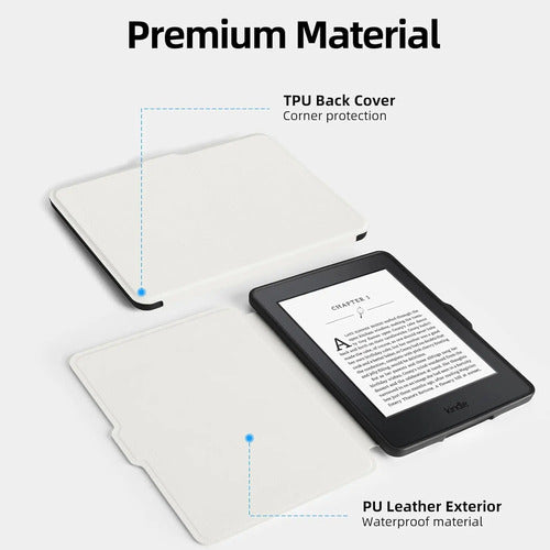 Funda Morock Para Kindle Paperwhite Blanco