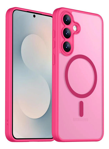 Funda Magnética Para Samsung Galaxy S25 Fe Rosa