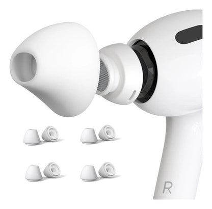 4 Pares De Puntas De Oído Para AirPods Pro 1 & 2 Blanco