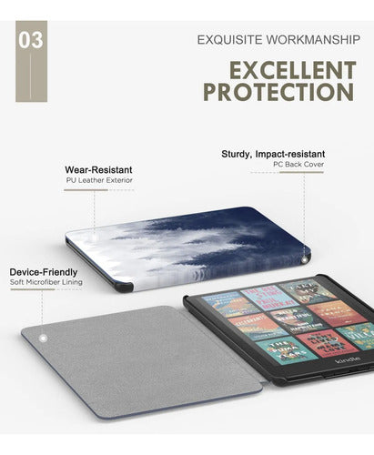 Funda Moko Para Dispositivos Kindle Gris