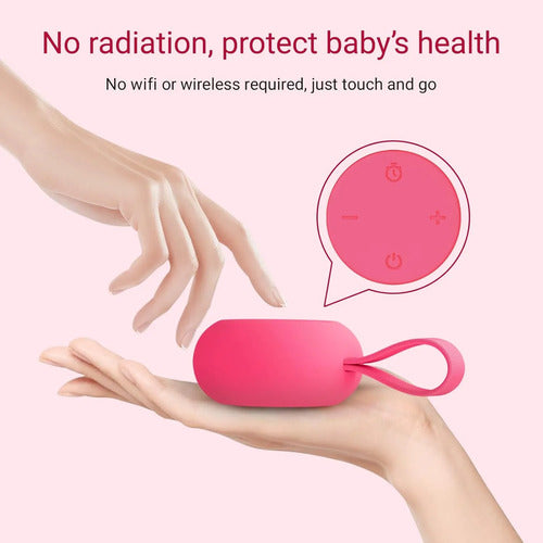 Máquina De Ruido Blanco Portátil Para Bebés Rosa