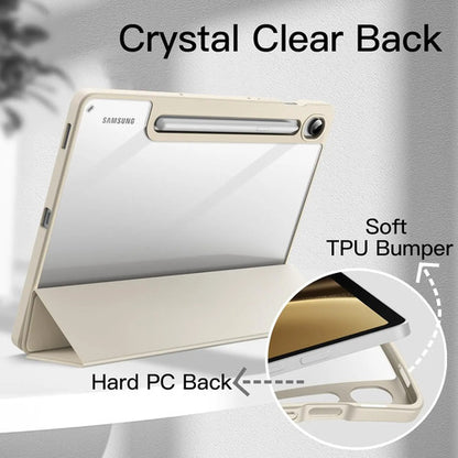 Funda Para Samsung Galaxy Tab S10 Lite/s10 Fe/s9. Crema
