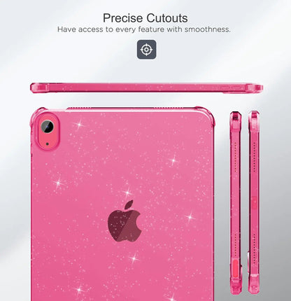 Funda Transparente Para iPad (a16) 11th Gen 2025 Rosa Chicle