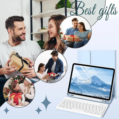 Funda Con Teclado Para iPad Air Gen 11 Azul