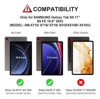 Funda Con Teclado Para Samsung Galaxy Tab S10 Fe/s9 Fe 5g... Gris