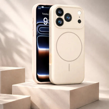 Funda Magnética Miracase Para iPhone 17 Pro Max Beige