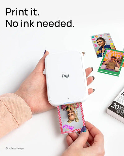 Papel Fotográfico Adhesivo (100 Hojas) Canon Zink 2x3 Multicolor