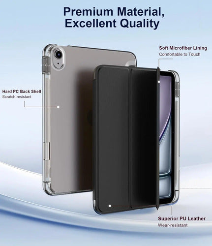 Funda Para iPad Air 11 Pulgadas M3 2025/m2 2024 Negro