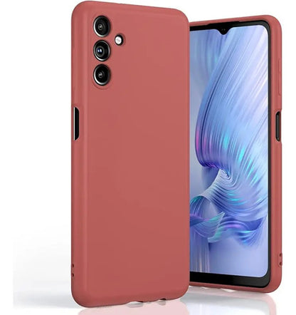 Funda Para Galaxy A13 5g, Silicona Líquida, Delgada, Suave Bordó